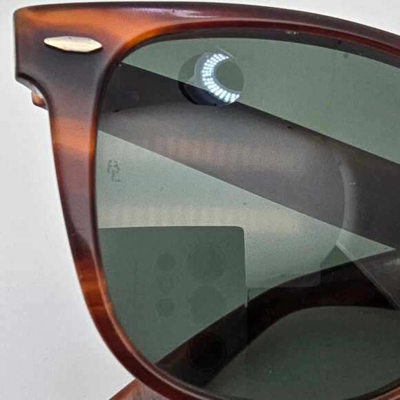 Ray-Ban B&L L1725 Wayfarer II Mock Tortoise Frame G-15 Green Lens Sunglasses 54 main image 11
